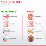 Buy Majestique Facial Cleaning Sponge with Pointed Makeup Sponge CMB536 - Color May vary - Purplle
