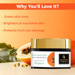 Buy Good Vibes Papaya Even Skin Tone Day Cream SPF 25 with Power of Serum | Serum + Moisturiser + SPF = 3 in 1| (50g) - Purplle