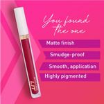Buy MyGlamm LIT Liquid Matte Lipstick-Dm Slide- (3 ml) - Purplle