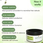 Buy Mystiq Living Anti Pigmentation Cream, Anti Blemishes Cream, Niacinamide And Kojic Acid Night Cream Green Coffee Day & Night Cream (50 gm) Dark Spots Removal Night Cream For Women & Men - Purplle