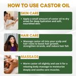 Buy Mystiq Living Castor Oil (100 ml) Castor Oil for Hair Growth | Cold Pressed Castor Oil | Organic | 100% Pure Castor Oil for Skin, Moisturizing Dry skin, Nail, Eyelash Virgin Grade | No Parabens, No Sulphates, No Minerals Oil - Purplle