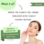 Buy Mystiq Living Anti Acne Gel Green Tea Clarity Acne Gel Cream (50 GM) Oily Skin Moisturiser, Pimple & Scar Removal, Skin Clarifying Day & Night Gel With Salicyclic Acid Tea Tree, For Women & Men - Purplle