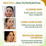 Buy Mystiq Living Anti Acne Gel Green Tea Clarity Acne Gel Cream (50 GM) Oily Skin Moisturiser, Pimple & Scar Removal, Skin Clarifying Day & Night Gel With Salicyclic Acid Tea Tree, For Women & Men - Purplle