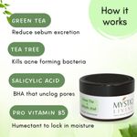 Buy Mystiq Living Anti Acne Gel Green Tea Clarity Acne Gel Cream (50 GM) Oily Skin Moisturiser, Pimple & Scar Removal, Skin Clarifying Day & Night Gel With Salicyclic Acid Tea Tree, For Women & Men - Purplle