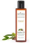 Buy Mystiq Living Originals - Pure Golden Virgin Jojoba Oil | Hair, Skin & Face Care | Natural Makeup Remover | Cold Pressed | 100% Pure and Natural - 100 ML - Purplle