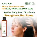 Buy Mystiq Living Extra Virgin Olive Oil for Hair (200 ml ) Olive Oil for Face, Hair & Skin, Cold Pressed,100% pure and Natural | Baby Massage & Body Massage - Purplle