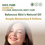 Buy Mystiq Living Jojoba Oil Pure and Cold Pressed (50 ml) For Face, Skin, Body & Hair Growth - Purplle