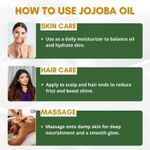 Buy Mystiq Living Jojoba Oil Pure and Cold Pressed (50 ml) For Face, Skin, Body & Hair Growth - Purplle