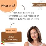 Buy Mystiq Living Rosehip Oil (15 ml) Rose Hip Face Oil Natural Serum, Facial Oil, Face Massage Oil,100% Pure, Cold Pressed Oil for Face, Skin and Hair - Purplle