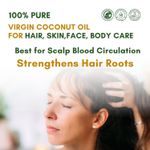 Buy Mystiq Living Coconut Oil, Cold Pressed Extra Virgin Coconut Oil For Hair, Skin, Baby Massage & Body Massage, Hair Oil - 200 ml - Purplle