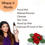 Buy Mystiq Living 100% Pure Rose Water (200 ml) | Gulab Jal | Rose Water for Face | Rose Water Toner Spray | Gulabari Rose Water | For Dry Skin | Rosewater | Natural Skin Toner | Pure & Natural Hydrosol For Skin, Hair & Face - Purplle