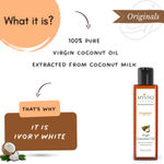 Buy Mystiq Living Coconut Oil, Cold Pressed Extra Virgin Coconut Oil For Hair, Skin, Baby Massage & Body Massage, Hair Oil - 100ml - Purplle