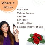 Buy Mystiq Living Rose Water Spray for Face (100 ml) | Gulab Jal Rose Water Spray | Rose Water Toner Spray | Gulabari Rose Water | For Dry Skin | 100% Pure Rosewater | Natural Skin Toner | Pure & Natural Hydrosol - Purplle