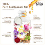 Buy Sesa Kumkumadi Oil 15ml - 100% pure Kumkumadi Tailam - for Radiant & glowing face - Helps reduce dark spots & pigmentation - Skin Lightening - Skin Brightening - Anti Ageing , helps smoothen fine lines & wrinkles - Purplle