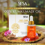Buy Sesa Kumkumadi Oil 30ml - 100% pure Kumkumadi Tailam - for Radiant & glowing face - Helps reduce dark spots & pigmentation - Skin Lightening - Skin Brightening - Anti Ageing , helps smoothen fine lines & wrinkles - Purplle