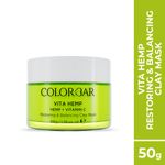 Buy Colorbar Vita Hemp Restoring & Balancing Clay Mask 50 gm - Purplle