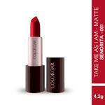Buy Colorbar Take Me As I Am Vegan Matte Lipstick Senorita -001 - Purplle