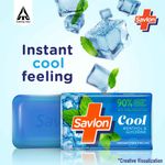 Buy Savlon Cool Soap, with Menthol & Glycerin, 625g (125g - Combo Pack of 5), For All Skin Types - Purplle