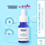 Buy DermDoc by Purplle 1.1% Hyaluronic Acid Under Eye Serum (15ml) | hydrating serum - Purplle