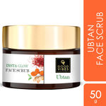 Buy Good Vibes Ubtan Insta Glow Face Scrub | Brightening, Detoxifying | No Parabens, No Sulphates, No Mineral Oil, No Animal Testing (50 gm) - Purplle