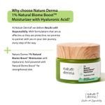 Buy Nature Derma 1% Natural Biome-Boost™ Moisturizer with Hyaluronic Acid to Reduce Fine Lines and Wrinkles | For Hydrated, Strengthened Skin | 50ml - Dermatologically Tested - Purplle