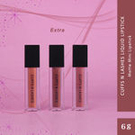 Buy Cuffs N Lashes Matte Mini Set of 3 Matte Liquid Lipstick, Extra (6g) - Purplle
