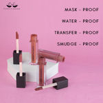 Buy Cuffs N Lashes Matte Mini Set of 3 Matte Liquid Lipstick, Extra (6 gm) - Purplle