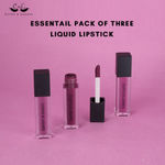 Buy Cuffs N Lashes Matte Mini Set of 3 Matte Liquid Lipstick, Snatched (6g) - Purplle