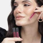 Buy Cuffs N Lashes Matte Mini Set of 3 Matte Liquid Lipstick, Snatched (6 gm) - Purplle