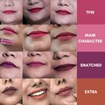 Buy Cuffs N Lashes Matte Mini Set of 3 Matte Liquid Lipstick, Snatched (6 gm) - Purplle