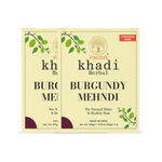 Buy Vagad’s Khadi Burgundy Mehndi 100gm | Natural | Ammonia Free Henna (Pack of 2) - Purplle