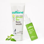 Buy mCaffeine Green Tea & Vitamin C Daily Face Glow Duo, Combo of 2 - Purplle