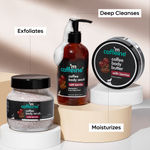 Buy mCaffeine Deep body cleansing trio- Coffee & Berries Combo of 3 - Purplle