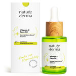 Buy Nature Derma Vitamin C Face Oil With Natural Biome-Boosta„¢ Solution for Luminous, Strengthened Skin 30ml - Purplle
