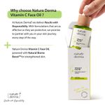 Buy Nature Derma Vitamin C Face Oil With Natural Biome-Boosta„¢ Solution for Luminous, Strengthened Skin 30ml - Purplle