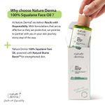 Buy Nature Derma100% Squalane Face Oil With Natural Biome-Boosta„¢ Solution for Nourished, Strengthened Skin 30ml - Purplle