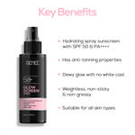 Buy RENEE Glowscreen Spf 50 Sunscreen Spray - 50 ml, Pa++++ for Uva & Uvb Protection, Enriched With Hyaluronic Acid & Vitamin C, Lightweight, Non Greasy, Quick Absorbing With No White Cast - Purplle