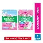 Buy Whisper Ultra Soft Sanitary Pads - 50 Pieces (XL) - Purplle