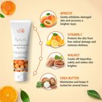 Buy The Beauty Sailor Apricot and Vitamin C Face Scrub | Naturally Exfoliating, Vitamin C Face Scrub for Acne Prone Skin | Bright and Glowing Skin | Suitable to All Skin Types for Men and Women | 100gm - Purplle