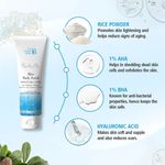 Buy The Beauty Sailor Sparkling Skin Rice Body Scrub for Glowing Skin | Hyaluronic Acid, Shea Butter and Vitamin E | Tan Removal Body Scrub | for Men and Women | All Skin Types | 100gm - Purplle