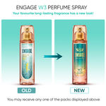 Buy Engage W3 Perfume for Women, Citrus and Aromatic Fragrance Scent, Skin Friendly Women Perfume, 120 ml - Purplle