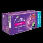 Buy Fiama Gel Bar Blackcurrant and Bearberry, with skin conditioners for moisturized skin 125g soap (Pack of 6) - Purplle