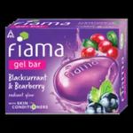 Buy Fiama Gel Bar Blackcurrant and Bearberry, with skin conditioners for moisturized skin 125g soap (Pack of 6) - Purplle