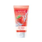 Buy Lakme Blush & Glow Hydrating Strawberry Facewash with Vitamin C Serum|Brightens | Exfoliates |100 gm - Purplle