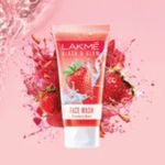 Buy Lakme Blush & Glow Hydrating Strawberry Facewash with Vitamin C Serum|Brightens | Exfoliates |100 gm - Purplle