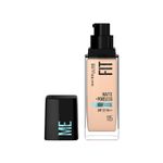 Buy Maybelline New York Fit Me Matte+Poreless Liquid Foundation (With Pump & SPF 22), 115 Ivory, 30 ml - Purplle