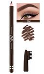 Buy AYA Waterproof Eyebrow Pencil With Brush (Dark Brown) - 9 gm - Purplle