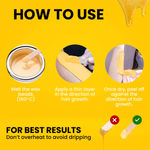 Buy Azah Hard Wax Beans for Hair Removal | Brazilian Wax for Bikini, Face, Eyebrows, Full Body | Honey - Purplle
