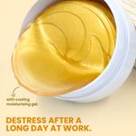 Buy Azah Under Eye Patches for Dark Circles with 24k Nano Gold | Pack of 60 Eye Cooling Gel Pads - Purplle