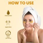 Buy Azah Under Eye Patches for Dark Circles with 24k Nano Gold | Pack of 60 Eye Cooling Gel Pads - Purplle
